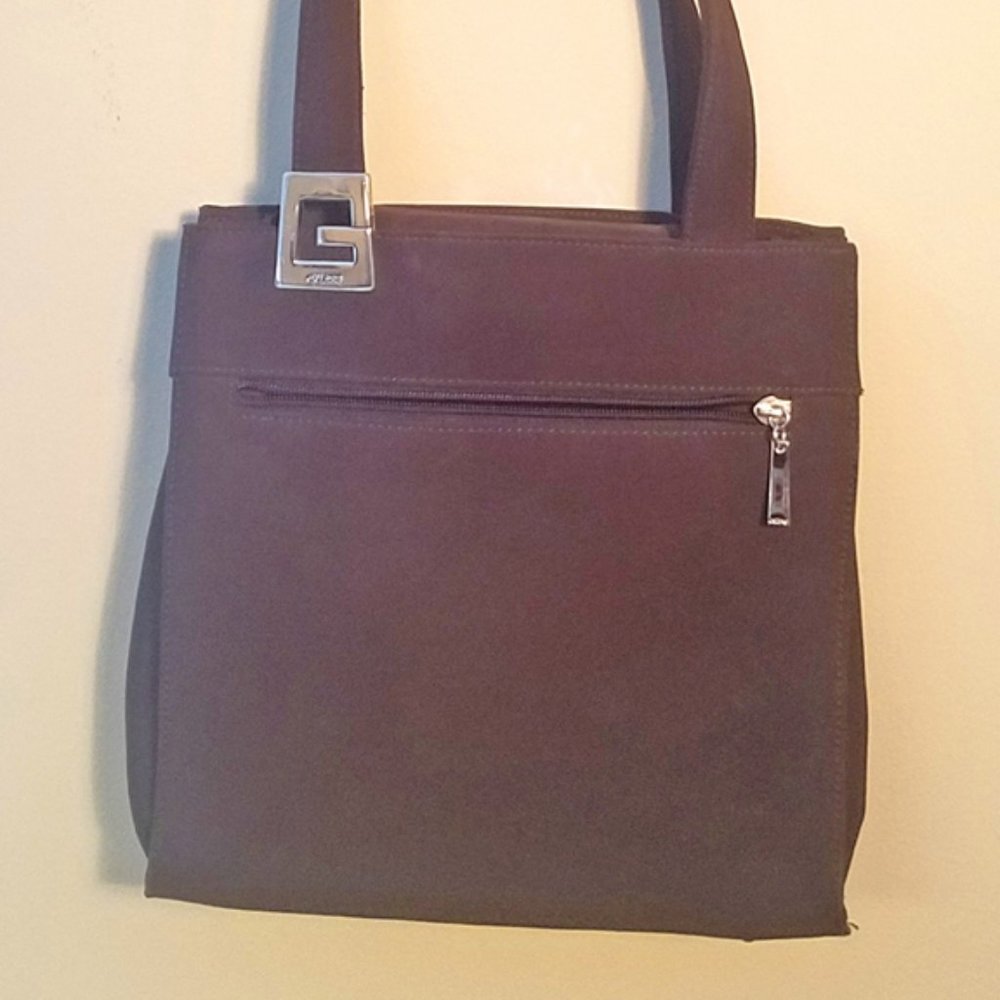 Guess Marciano Vintage Brown Nylon Shoulder Bag